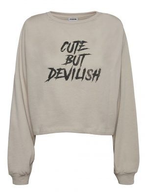 ORGANIC COTTON SHOULDER PATTED SWEATSHIRT