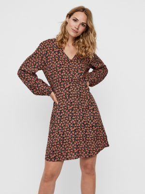 VMMILDA LS SHORT DRESS WVN GA