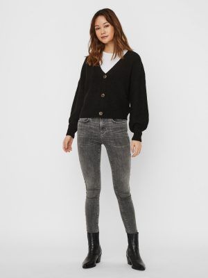 VMLEA LS V-NECK CARDIGAN NOOS Negro/Black