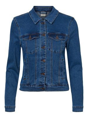 VMHOT SOYA LS DENIM JACKET MIX GA NOOS Medium Blue Denim