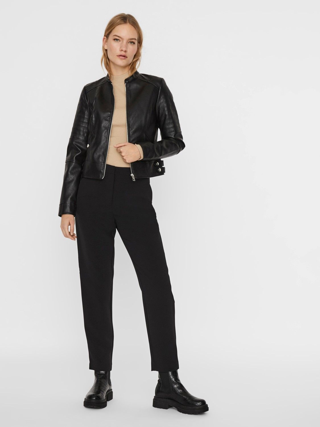 VEROCHAQ012 (6) VMLOVE SHORT COATED JACKET