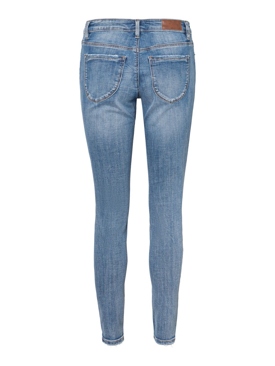 VEROPANT010 (2) VMLYDIA LR SKINNY DESTR JS LI320 GA NOOS Medium Blue Denim