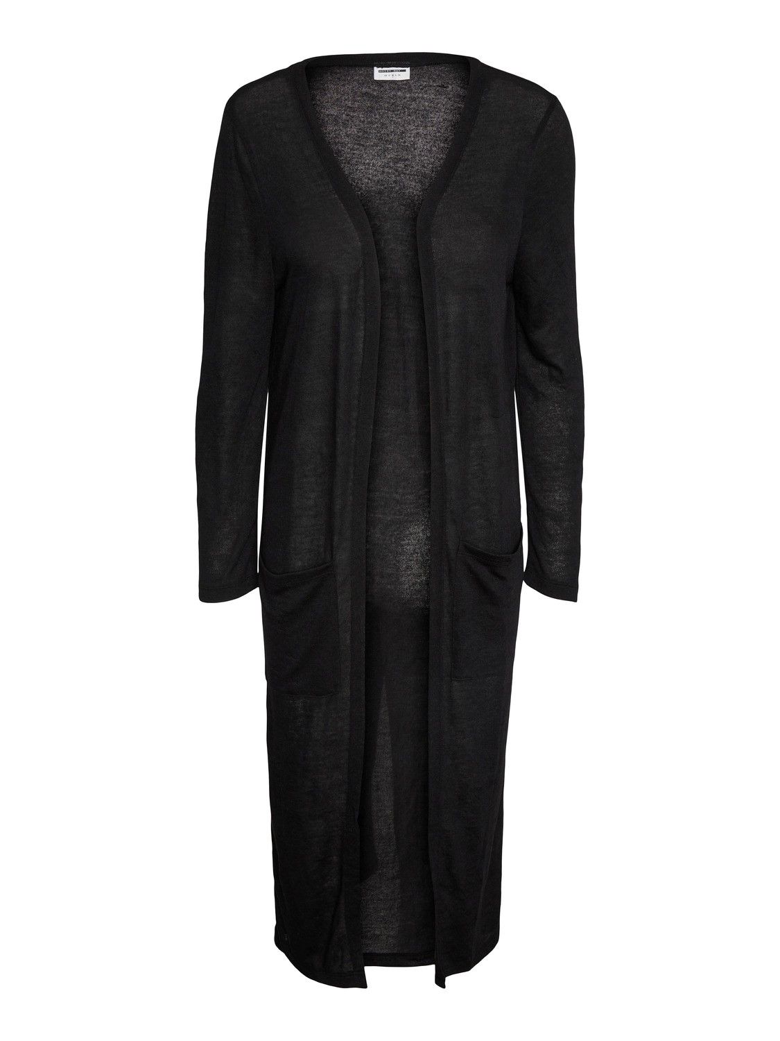 NMMOLLY L/S LONG KNIT CARDIGAN Black NMMOLLY L/S LONG KNIT CARDIGAN Black