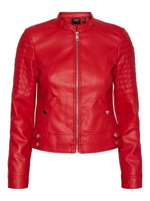 VMLOVE SHORT COATED JACKET Goji Berry