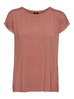 VMLAVA PLAIN SS TOP LUREX STRIP GA COLOR Old Rose