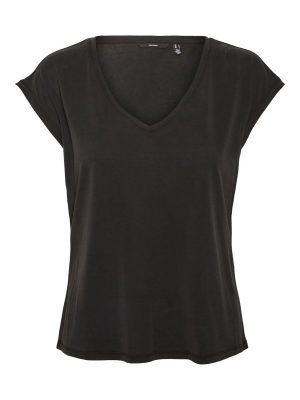 VMFILLI SS V-NECK TEE GA NOOS Black