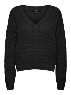 V-NECK KNITTED PULLOVER