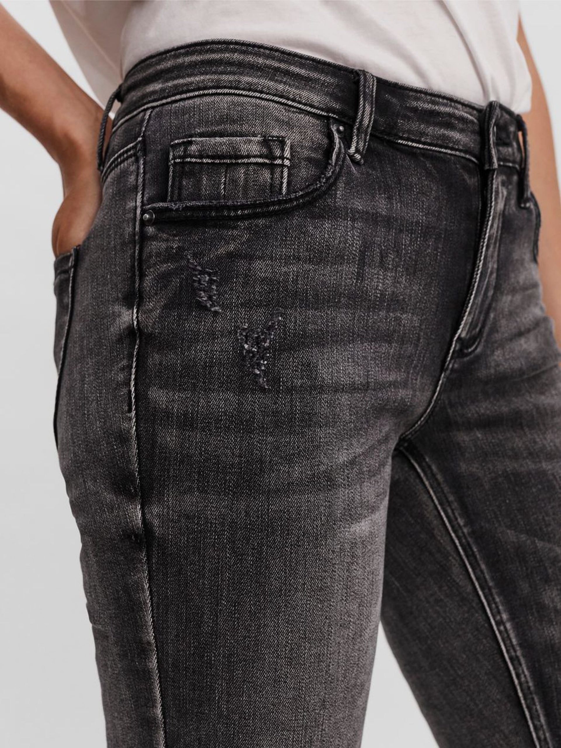 10249455_MediumGreyDenim_006_ProductLarge VMLYDIA LOW WAIST SKINNY FIT JEANS