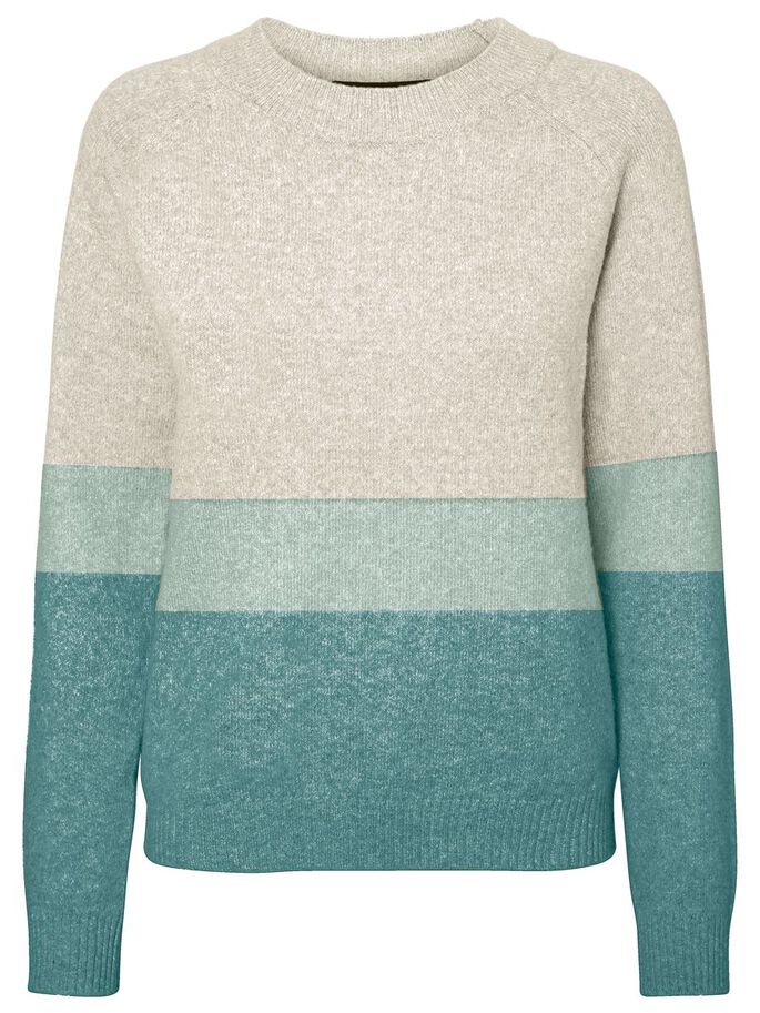 LONG SLEEVED KNITTED PULLOVER Verde / Green LONG SLEEVED KNITTED PULLOVER Verde / Green