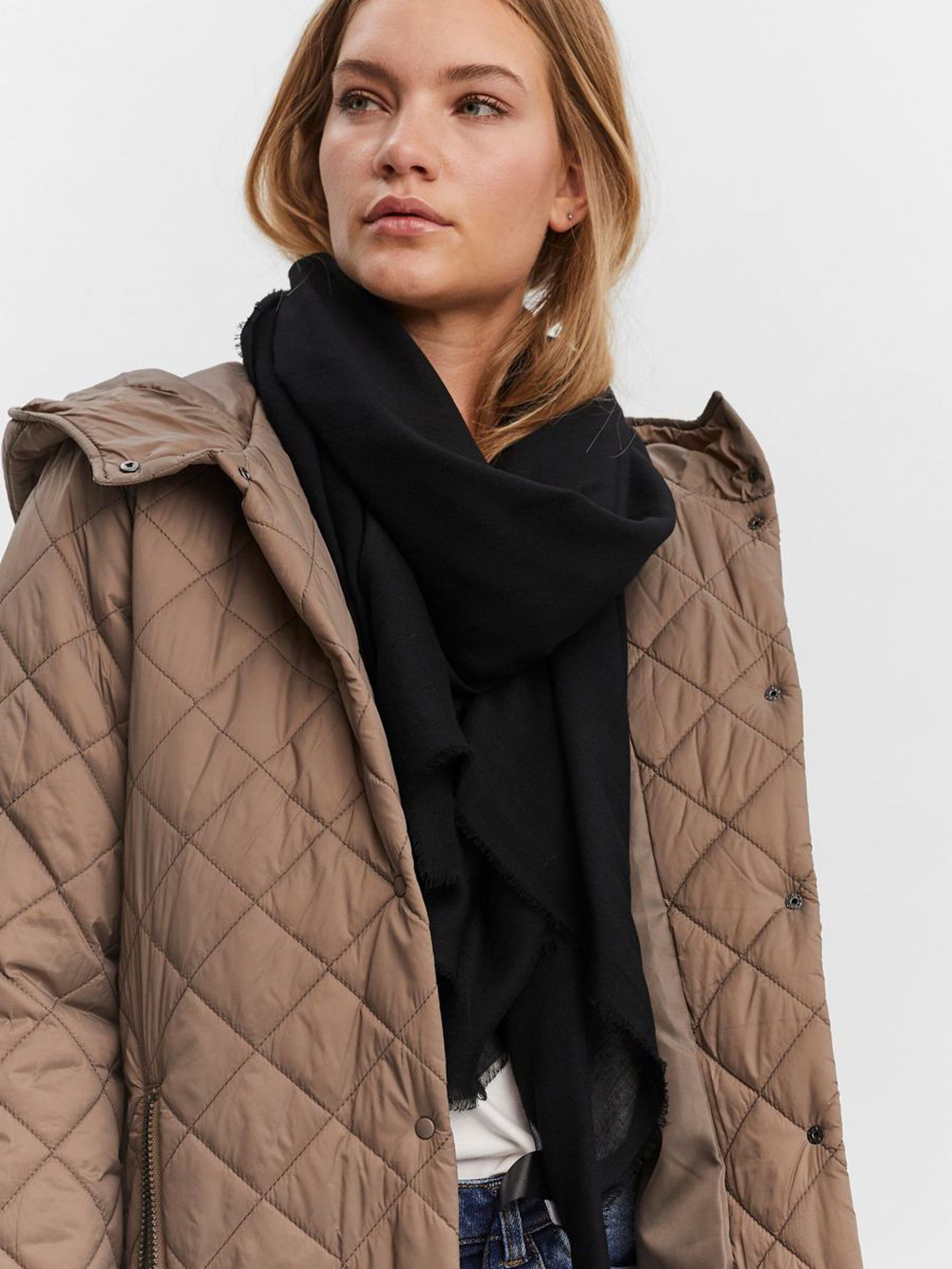 PRINTED SCARF Negro PRINTED SCARF Negro