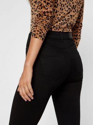 NMCALLIE HIGH WAIST SKINNY FIT JEANS Black Denim