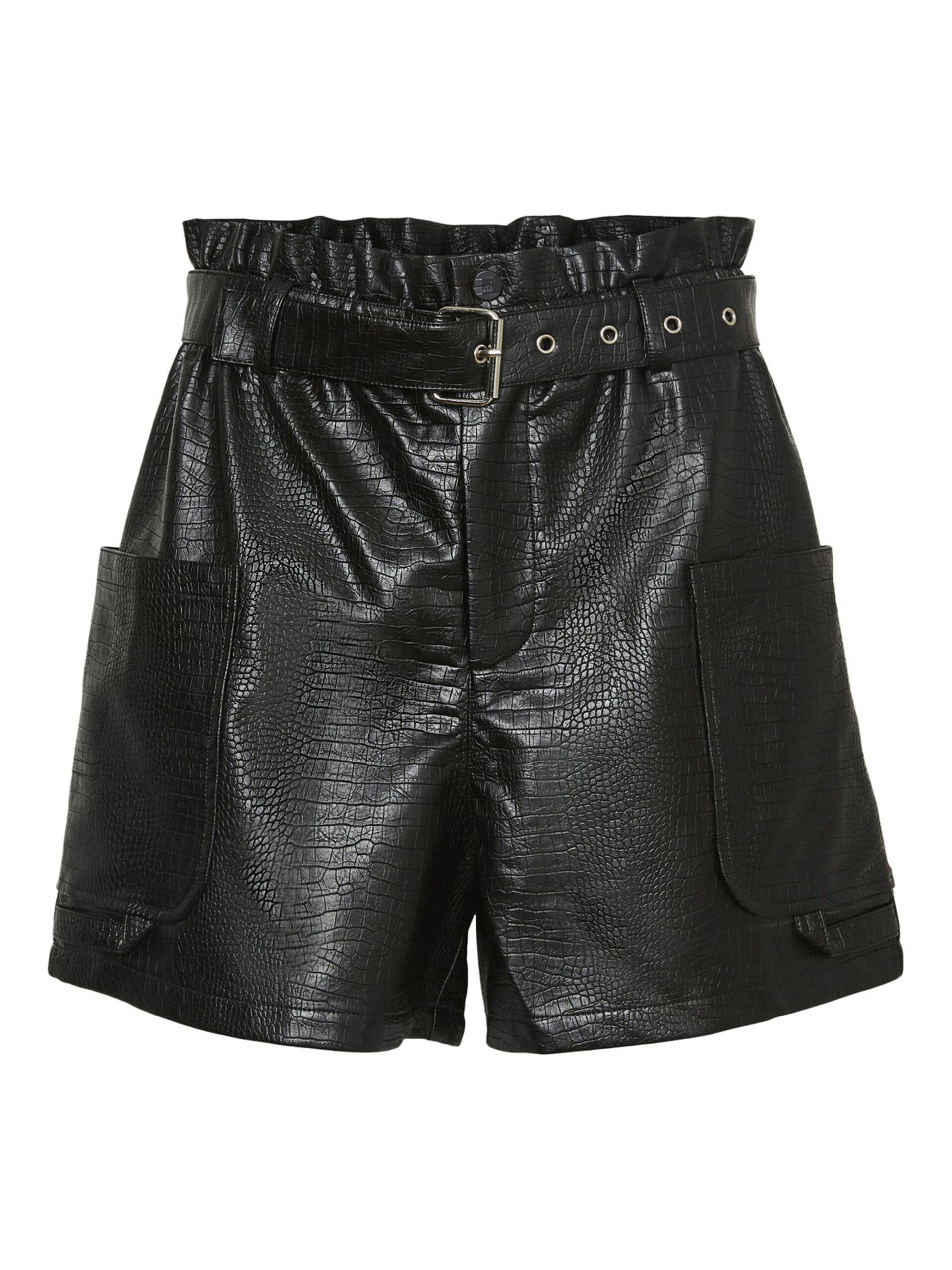 27017555_Black_001 HIGH WAISTED SHORTS