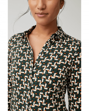 CAMISA MANGA LARGA VERDE