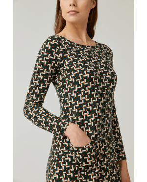 VESTIDO CORTO CUELLO