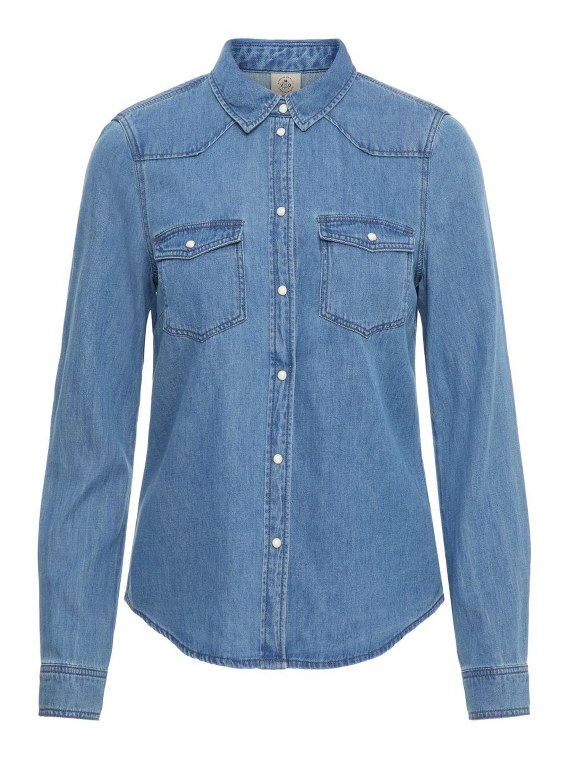 10209106_MediumBlueDenim_001_ProductLarge SLIM FIT DENIM SHIRT