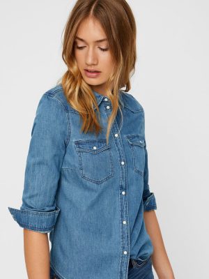 SLIM FIT DENIM SHIRT