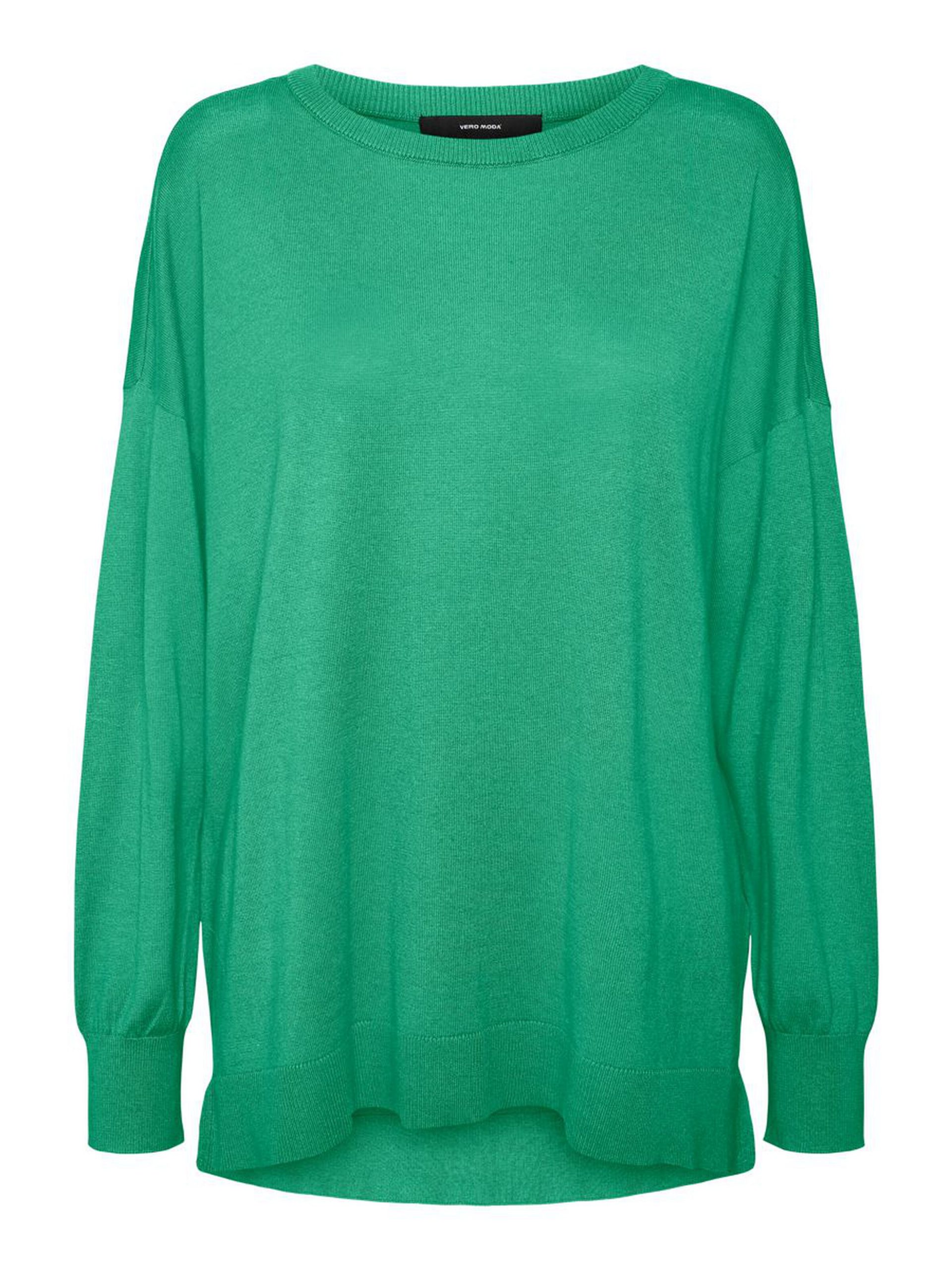 10257755_HollyGreen_001_ProductLarge LONG SLEEVED KNITTED PULLOVER