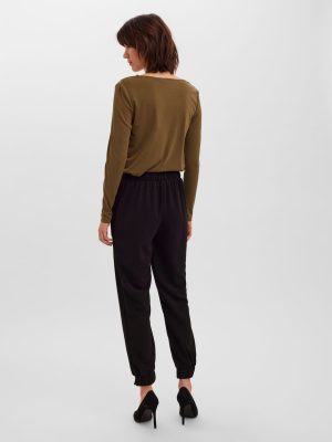 HIGH WAIST TROUSERS Negro/Black