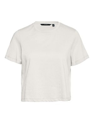 OVERSIZE CROP TOP Blanco / Snow White