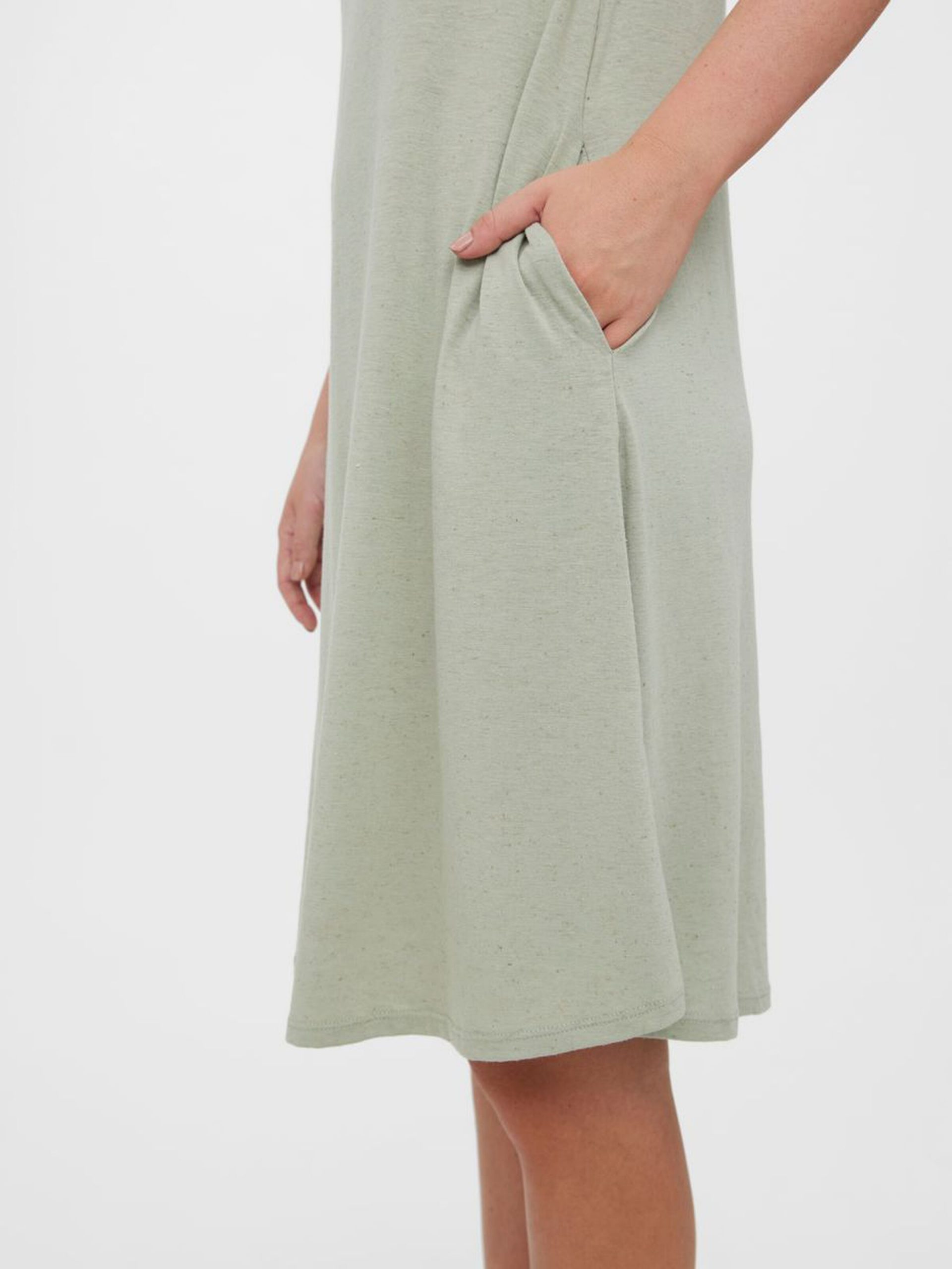 10262298_DesertSage_006_ProductLarge LOOSE SHORT SLEEVED DRESS