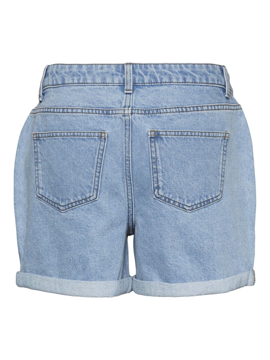 27019433_LightBlueDenim_002 NORMAL WAIST DENIM SHORTS