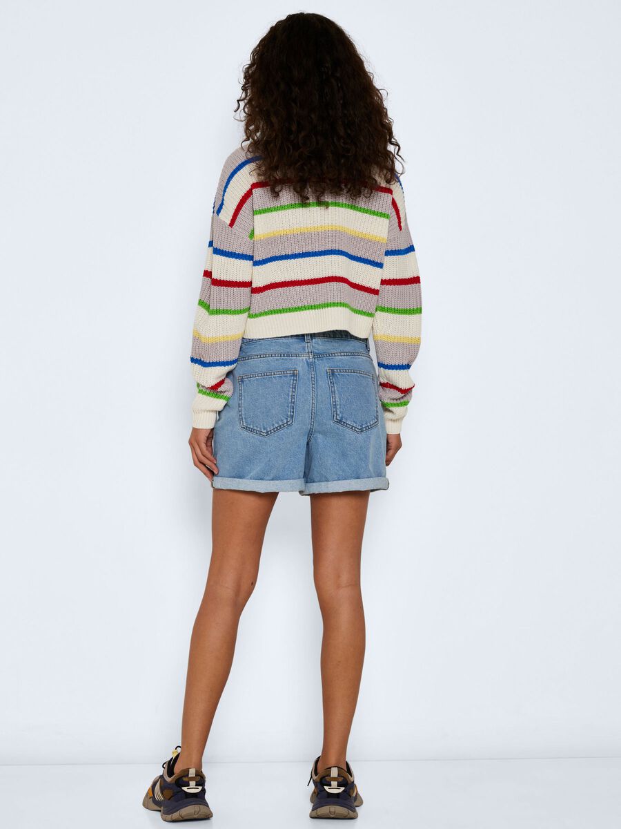 27019433_LightBlueDenim_005 NORMAL WAIST DENIM SHORTS