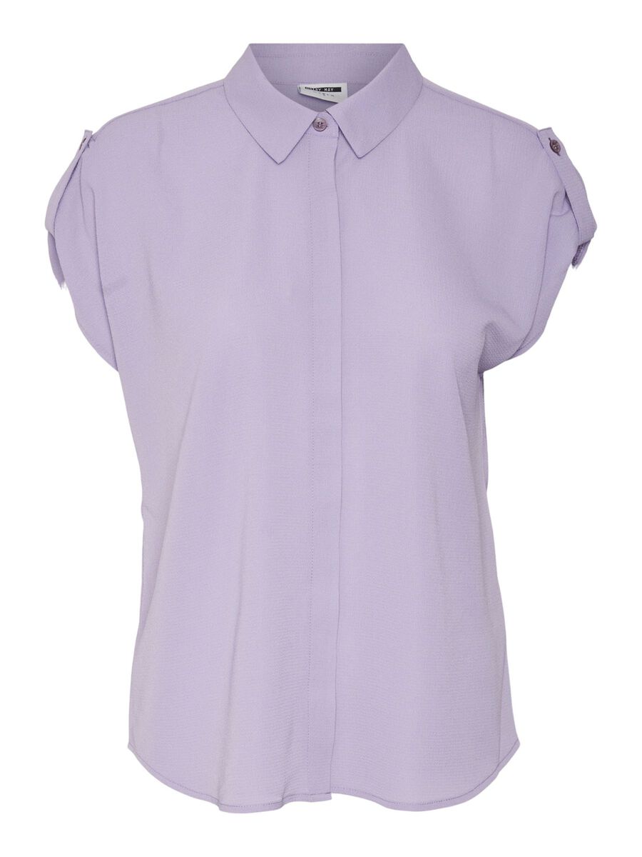 27020101_ChalkViolet_001 SHORT SLEEVED SHIRT