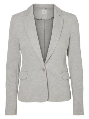 JERSEY BLAZER Grey Melange