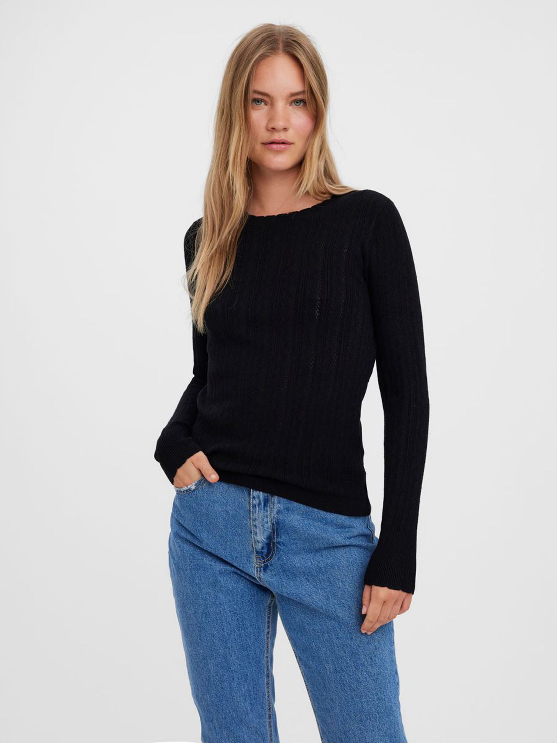 10268004_Black_003_ProductLarge STRUCTURED BLOUSE Negro