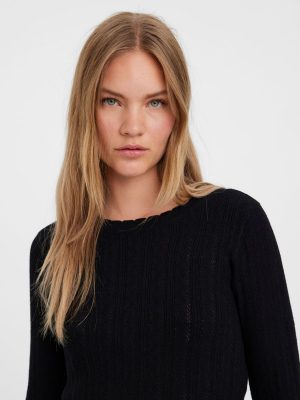 STRUCTURED BLOUSE Negro