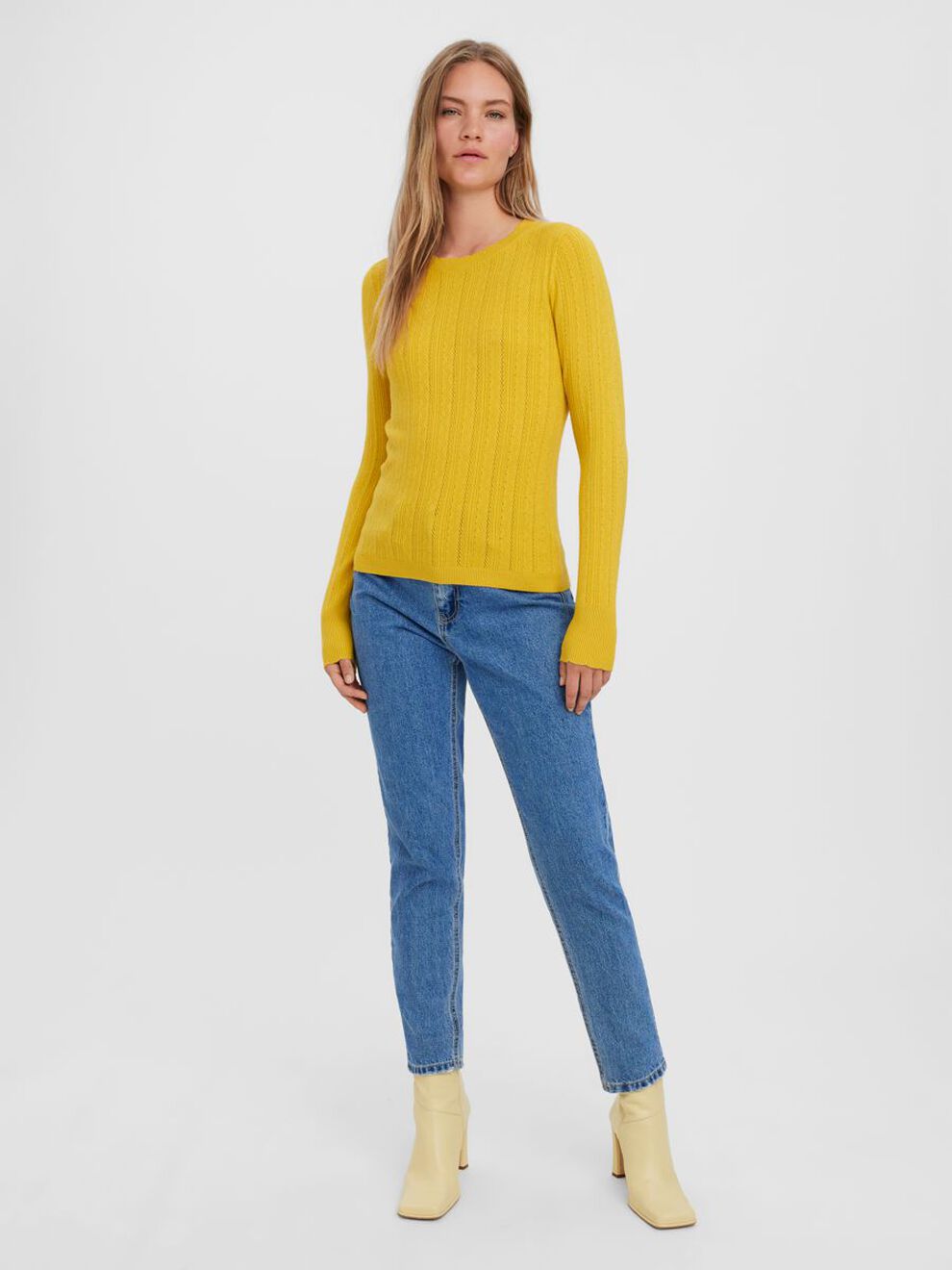 10268004_SpicyMustard_005_ProductLarge STRUCTURED BLOUSE Amarillo